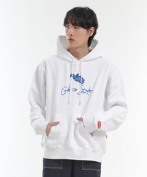 CODE I'M（コードアイエム）の「ゴースト刺繍ヘビーウェイトオーバーサイズフードパーカー ホワイト（パーカー）」