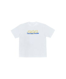 BASECREAM（ベースクリーム）の「Blue House Tee White（Tシャツ/カットソー）」