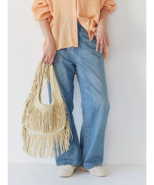 Ungrid（アングリッド）の「フリンジハンドバッグ（ハンドバッグ・レディース・ベージュ/イエロー・FREE）」の20枚目の写真