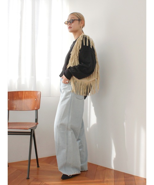 Ungrid（アングリッド）の「フリンジハンドバッグ（ハンドバッグ・レディース・ベージュ/イエロー・FREE）」の19枚目の写真