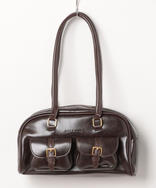 apres jour（アプレジュール）の「【apres jour×ARIAZ】ダブルポケットショルダーバッグ（ショルダーバッグ・レディース・ダークブラウン・FREE）」の2枚目の写真