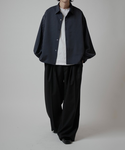 Lui's ¥29,700 プルオーバーシャツ＋ワイドスラックス セットアップ Lui's ¥29,700 プルオーバーシャツ＋ワイドスラックス セットアップ