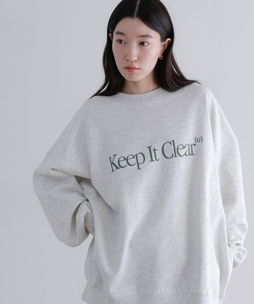 LOWRYS FARM(ローリーズファーム)の「【LFM(U)】ロゴスウェットクルーネック 630017(スウェット・メンズ・ブラック/パープル/グレー・LARGE/MEDIUM)」の3枚目の写真