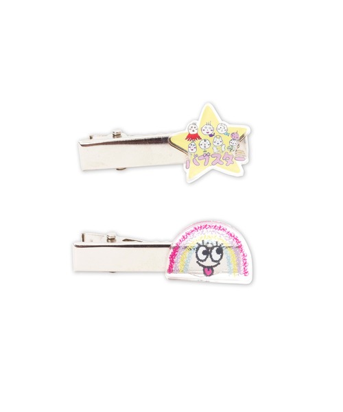 ヘアピン2個セット（Amazing Kids Audition 番組虹キャラ、あぃりDX