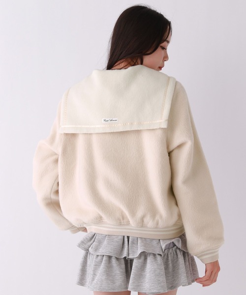 repipi armario（レピピ アルマリオ）の「【girly line】セーラースタジャン（その他アウター・キッズ・グレー系その他/ホワイト系その他・MEDIUM/SMALL/LARGE）」の15枚目の写真