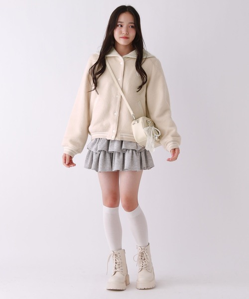 repipi armario（レピピ アルマリオ）の「【girly line】セーラースタジャン（その他アウター・キッズ・グレー系その他/ホワイト系その他・MEDIUM/SMALL/LARGE）」の16枚目の写真