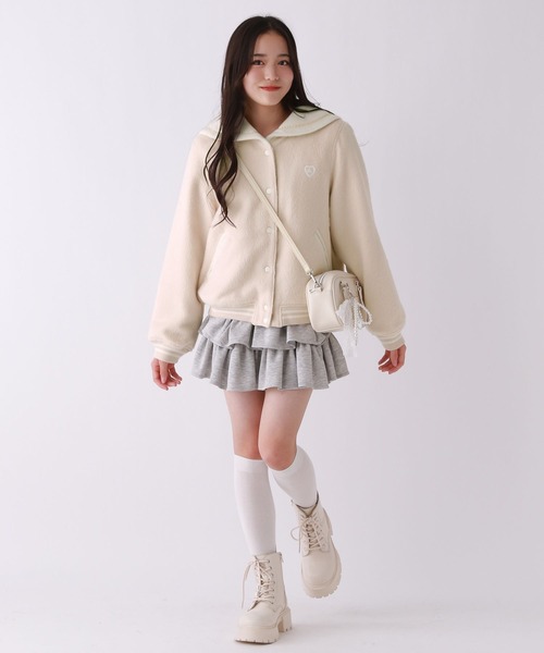 repipi armario（レピピ アルマリオ）の「【girly line】セーラースタジャン（その他アウター・キッズ・グレー系その他/ホワイト系その他・MEDIUM/SMALL/LARGE）」の17枚目の写真