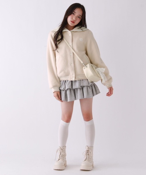 repipi armario（レピピ アルマリオ）の「【girly line】セーラースタジャン（その他アウター・キッズ・グレー系その他/ホワイト系その他・MEDIUM/SMALL/LARGE）」の18枚目の写真