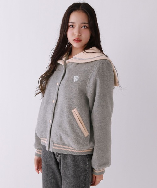 repipi armario（レピピ アルマリオ）の「【girly line】セーラースタジャン（その他アウター・キッズ・グレー系その他/ホワイト系その他・MEDIUM/SMALL/LARGE）」の20枚目の写真