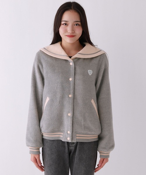 セール】【girly line】セーラースタジャン（その他アウター）｜repipi