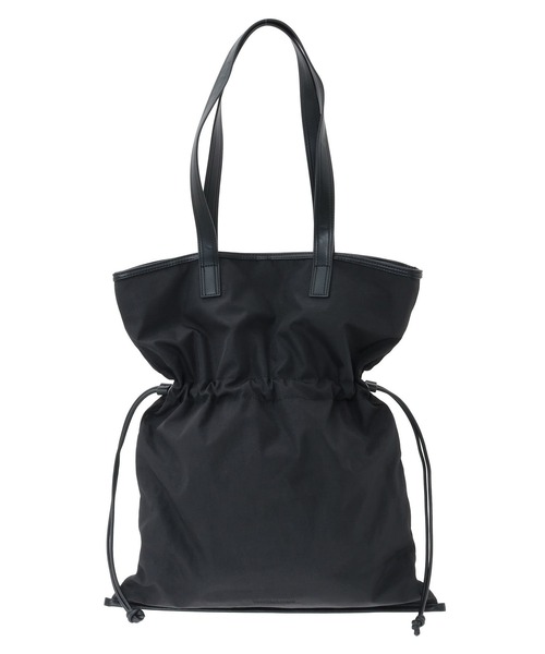 CONVERSE TOKYO(コンバーストウキョウ)の「CENTER GATHERED TOTE BAG(トートバッグ・レディース・ブラック/ブラウン・FREE)」の2枚目の写真