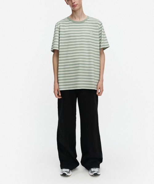 marimekko(マリメッコ)の「【kioski】 Tasaraita Unikko / t-shirt(Tシャツ/カットソー・レディース・ライトグリーン・SMALL/MEDIUM/LARGE/X-LARGE/X-SMALL)」の5枚目の写真
