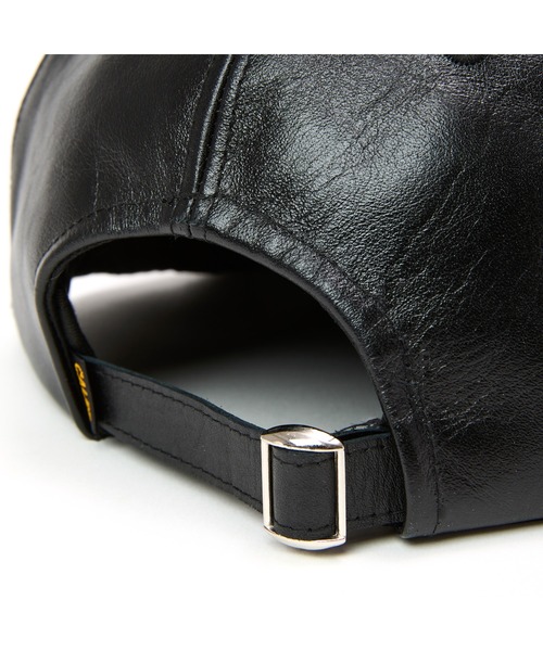 CALEE（キャリー）の「STUDS LEATHER SOLID CAP（キャップ・メンズ・ブラック・FREE）」の5枚目の写真