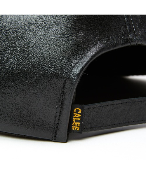 CALEE（キャリー）の「STUDS LEATHER SOLID CAP（キャップ・メンズ・ブラック・FREE）」の6枚目の写真