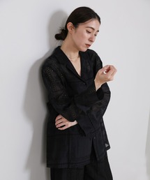 select MOCA（セレクトモカ）の「パッチワークエンブロイダリーシャツジャケット【セットアップ可】（シャツ/ブラウス）」