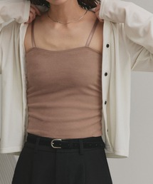 ad thie（アドティエ）の「裏起毛 カップ付き キャミソール（その他アンダーウェア/インナー）」