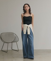 ad thie（アドティエ）の「裏起毛 カップ付き キャミソール（その他アンダーウェア/インナー）」