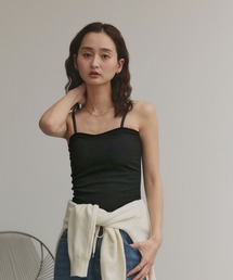 ad thie（アドティエ）の「裏起毛 カップ付き キャミソール（その他アンダーウェア/インナー）」