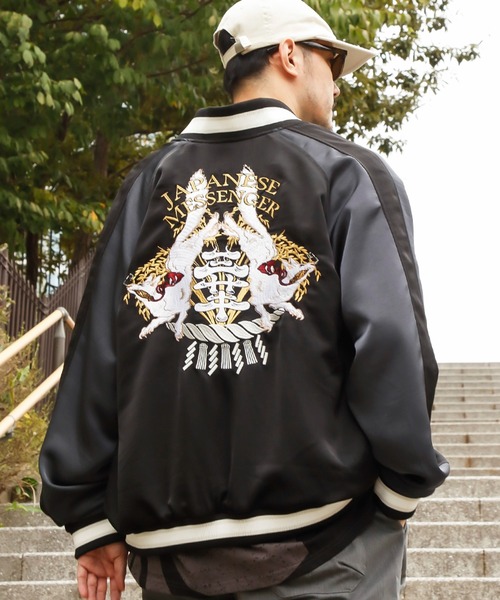 カヤ】着る、NIPPON ART サシジャン 神使スーベニアジャケット