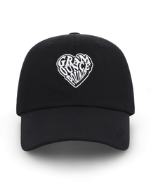GRAM OUNCE POUND（グラムオンスポンド）の「Melted Heart 6-Panel Cap Black（キャップ）」