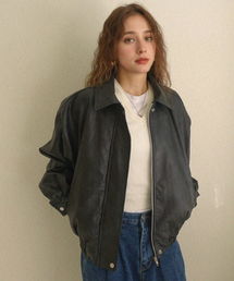 PREMIERE AMOUR（プルミエラムール）の「オフザブリックレザージャケット - ブラック（ライダースジャケット）」