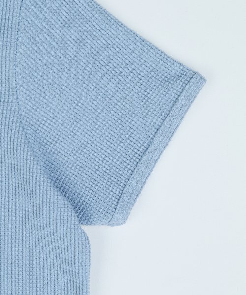 HARDCORE HAPPINESS(ハードコアハピネス)の「SIGNATURE WAFFLE CROP TEE_SKY BLUE(Tシャツ/カットソー・レディース・その他・FREE)」の6枚目の写真