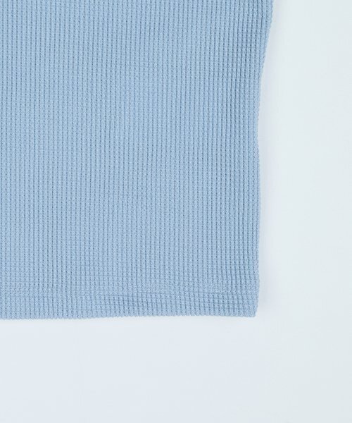 HARDCORE HAPPINESS(ハードコアハピネス)の「SIGNATURE WAFFLE CROP TEE_SKY BLUE(Tシャツ/カットソー・レディース・その他・FREE)」の7枚目の写真