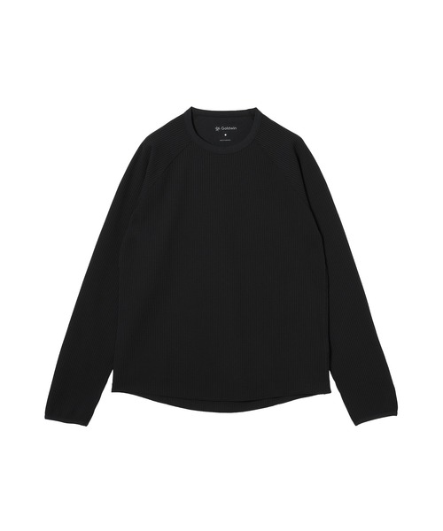 GOLDWIN（ゴールドウィン）の「WF Light L/S T-shirt GL45142（Tシャツ/カットソー・メンズ・ブラック/グレー・2/4）」の2枚目の写真