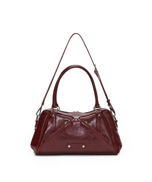 SUNBURNPROJECT（サンバーンプロジェクト）の「Faux Leather M.O.S Bag, BURGUNDY（メッセンジャーバッグ・レディース・その他・FREE）」の2枚目の写真