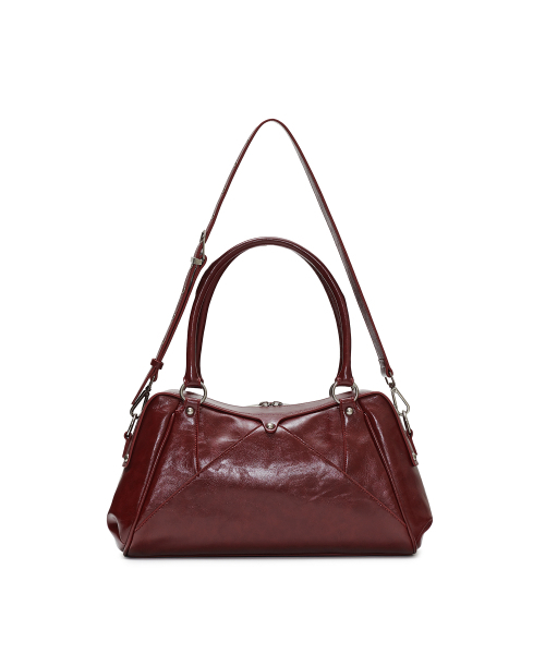 SUNBURNPROJECT（サンバーンプロジェクト）の「Faux Leather M.O.S Bag, BURGUNDY（メッセンジャーバッグ・レディース・その他・FREE）」の4枚目の写真