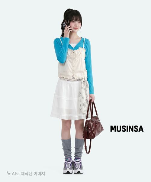 SUNBURNPROJECT（サンバーンプロジェクト）の「Faux Leather M.O.S Bag, BURGUNDY（メッセンジャーバッグ・レディース・その他・FREE）」の7枚目の写真