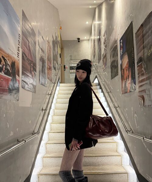 SUNBURNPROJECT（サンバーンプロジェクト）の「Faux Leather M.O.S Bag, BURGUNDY（メッセンジャーバッグ・レディース・その他・FREE）」の8枚目の写真