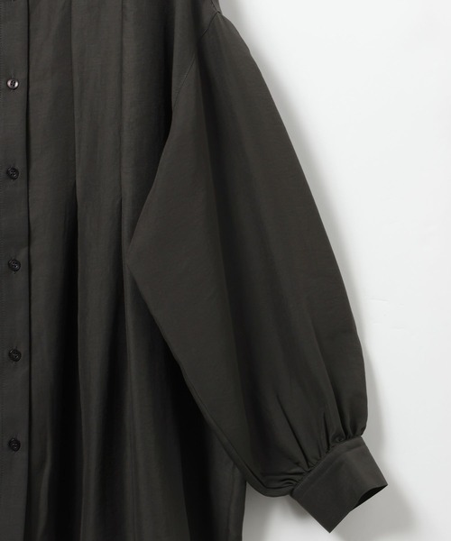 LEPSIM（レプシィム）の「サラキレタック長袖シャツ　633065（シャツ/ブラウス・レディース・ピンク/ブルー系その他/チャコールグレー/オフホワイト・FREE）」の14枚目の写真