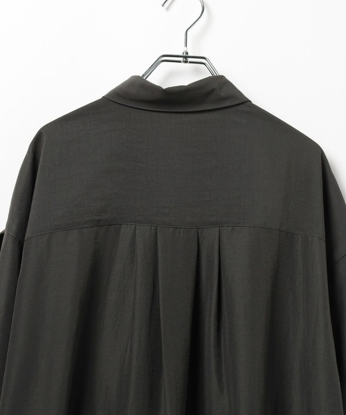 LEPSIM（レプシィム）の「サラキレタック長袖シャツ　633065（シャツ/ブラウス・レディース・ピンク/ブルー系その他/チャコールグレー/オフホワイト・FREE）」の8枚目の写真