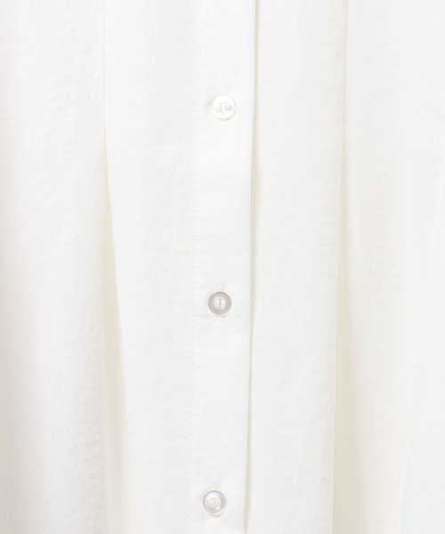 LEPSIM（レプシィム）の「サラキレタック長袖シャツ　633065（シャツ/ブラウス・レディース・ピンク/ブルー系その他/チャコールグレー/オフホワイト・FREE）」の9枚目の写真