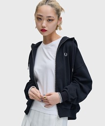 FRED PERRY（フレッドペリー）の「先行予約受付中/Tipped Hooded Sweatshirt/ティップラインフードスウェットシャツ（スウェット）」