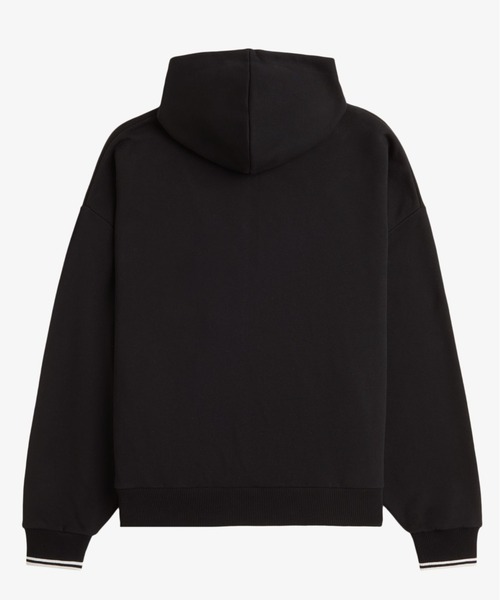 FRED PERRY(フレッドペリー)の「Tipped Hooded Sweatshirt/ティップラインフードスウェットシャツ(スウェット・レディース・ベージュ/ブラック・10)」の18枚目の写真