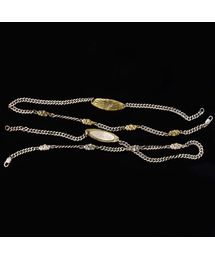 MEZMIC（マズミク）の「タウランハッサルババンデコイムダブルチェーンブレスレット（ブレスレット）」