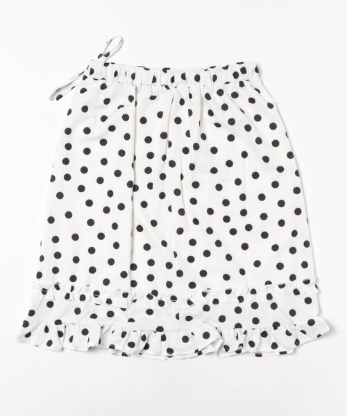 frunco（フランコ）の「ドットミモレスカート（スカート・レディース・ホワイト/ブラック・FREE）」の3枚目の写真