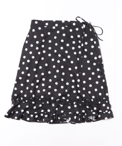 frunco（フランコ）の「ドットミモレスカート（スカート・レディース・ホワイト/ブラック・FREE）」の5枚目の写真