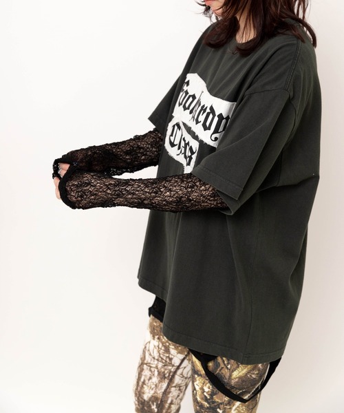 RNA(アールエヌエー)の「M2623 チュールメッシュタンクロンT(Tシャツ/カットソー・レディース・ベージュ/ブラック/ホワイト・MEDIUM)」の3枚目の写真