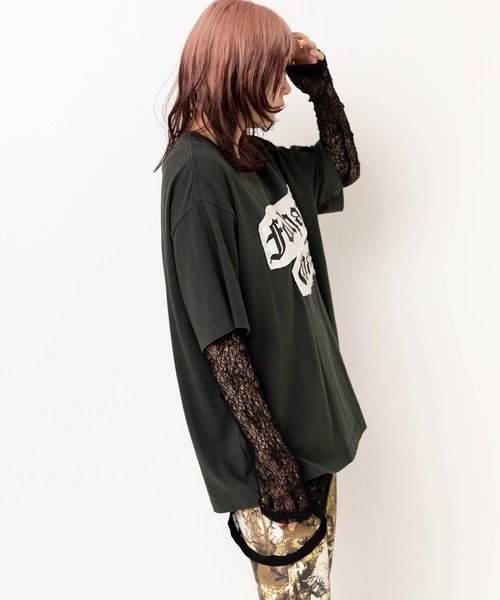 RNA(アールエヌエー)の「M2623 チュールメッシュタンクロンT(Tシャツ/カットソー・レディース・ベージュ/ブラック/ホワイト・MEDIUM)」の9枚目の写真