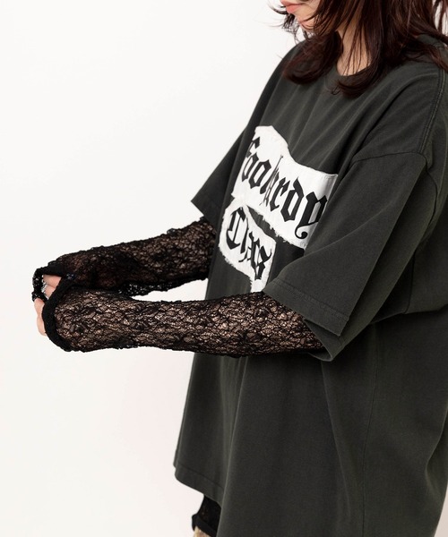 RNA(アールエヌエー)の「M2623 チュールメッシュタンクロンT(Tシャツ/カットソー・レディース・ベージュ/ブラック/ホワイト・MEDIUM)」の11枚目の写真