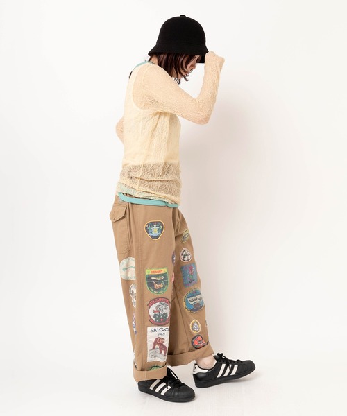RNA(アールエヌエー)の「M2623 チュールメッシュタンクロンT(Tシャツ/カットソー・レディース・ベージュ/ブラック/ホワイト・MEDIUM)」の22枚目の写真