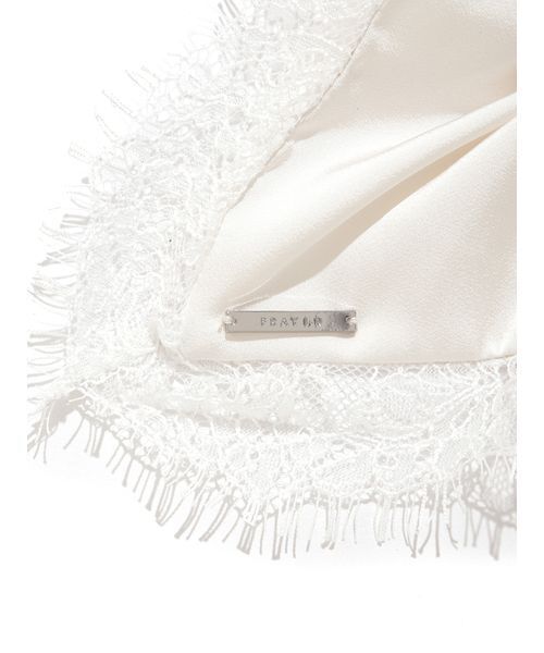 FRAY I.D（フレイアイディー）の「レーストリムバリエーションシュシュ（シュシュ・レディース・ブラック/ホワイト/ドット・F）」の7枚目の写真