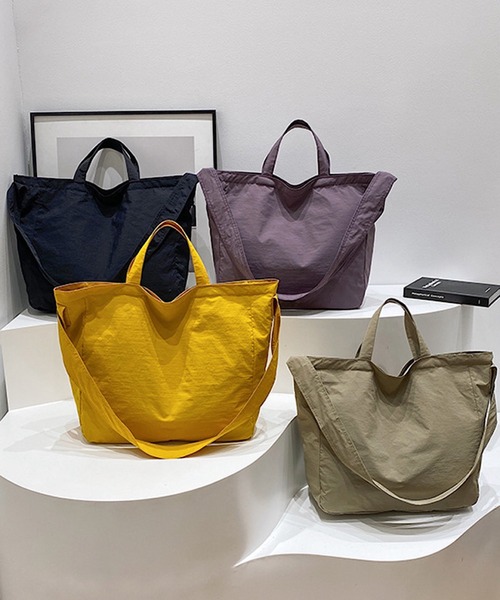 VIBGYOR(ヴィブジョー)の「urbanfemine./大人カジュアル 大容量 軽量 2way ショルダーバッグ U7603(ショルダーバッグ・レディース・パープル/カーキ/ブラック/イエロー・FREE)」の10枚目の写真
