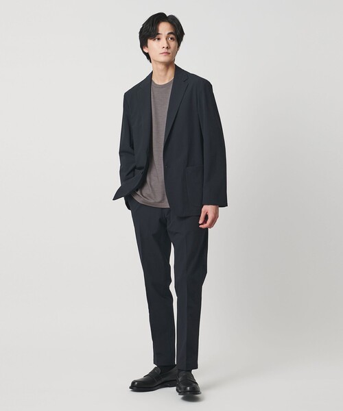 UNITED ARROWS（ユナイテッドアローズ）の「ウェザーコンフォート タフタ シングル 2ボタン テーラード ジャケット　撥水 ストレッチ（テーラードジャケット・メンズ・ネイビー・M/S/XL/L）」の2枚目の写真