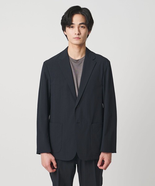 UNITED ARROWS（ユナイテッドアローズ）の「ウェザーコンフォート タフタ シングル 2ボタン テーラード ジャケット　撥水 ストレッチ（テーラードジャケット・メンズ・ネイビー・M/S/XL/L）」の4枚目の写真
