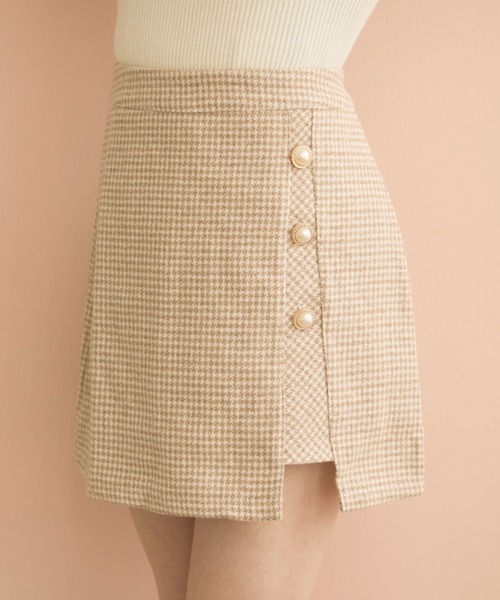 ツイードミニスカート（スカート）｜TITTY&CO.（ティティーアンドコー