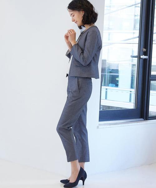 green label relaxing（グリーンレーベルリラクシング）の「◆CR SelfWash DRYOX STRT パンツ -J/S◆（その他パンツ・レディース・ナチュラル/コバルトブルー/ネイビー・34/40/42/44/36/38）」の7枚目の写真